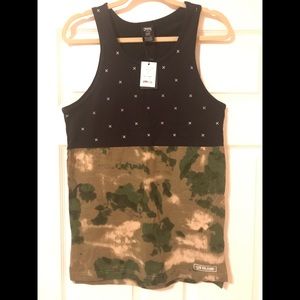 Crooks & Castles Black/Camo Tank